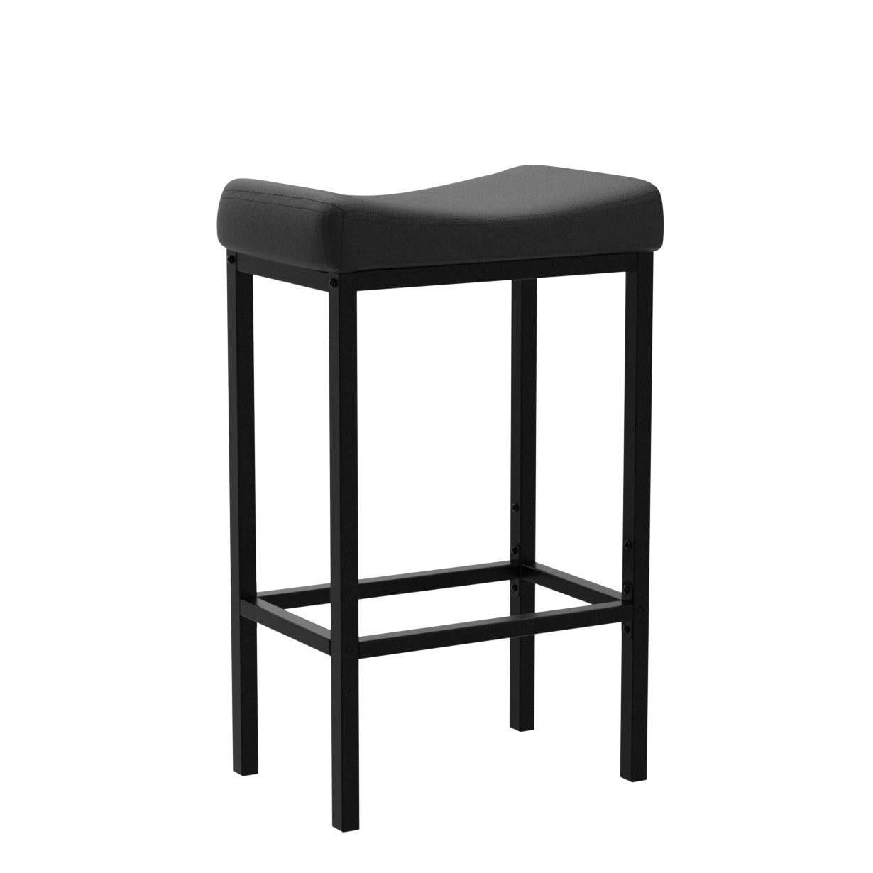 HOOBRO Saddle-Shaped Bar Stool with Footrest / 2 PICS