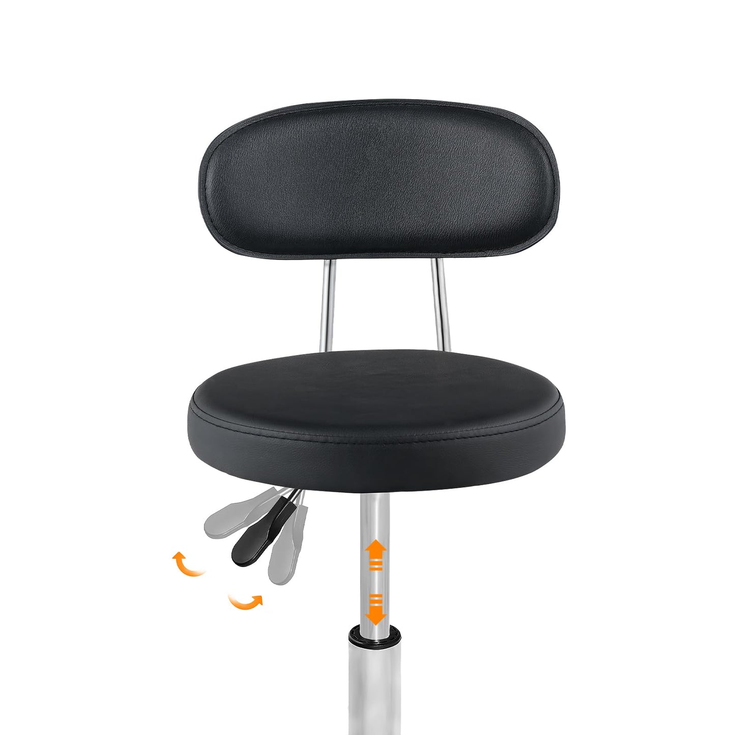 HOOBRO Height-Adjustable 360?? Swivel Chair with Charging Station