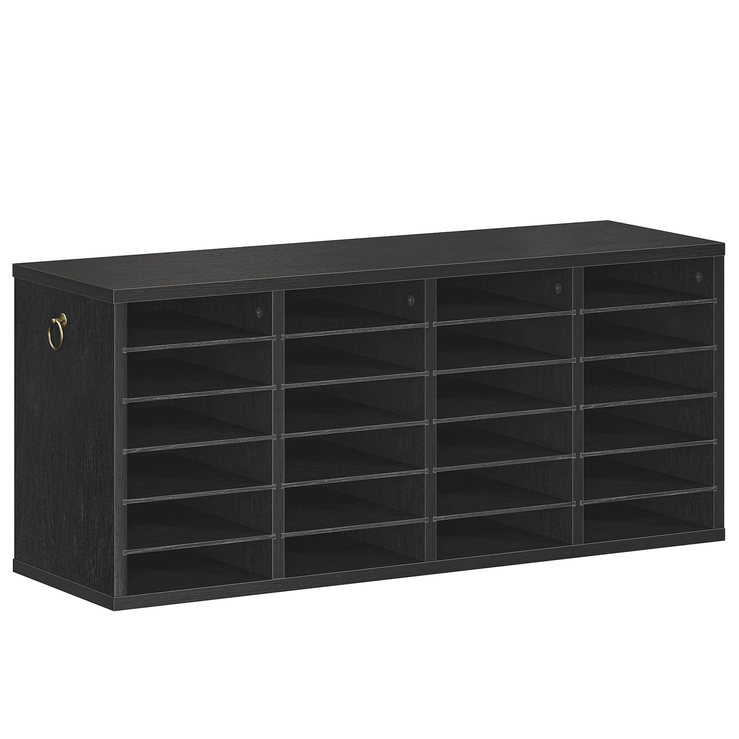 HOOBRO 24-Compartment Office Mailbox File Organizer with Adjustable Shelves
