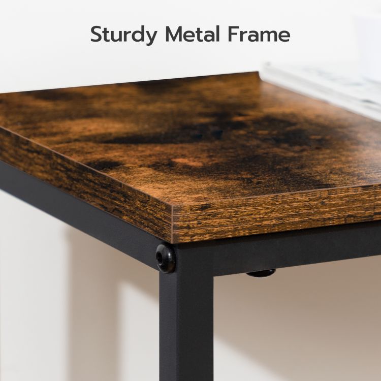 HOOBRO Narrow Console Table, 29.5" Small Entryway Table, Thin Sofa Table, Side Table, Display Table, for Hallway, Bedroom, Living Room, Foyer