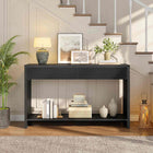 HOOBRO Farmhouse Console Table for Entryway & Living Room