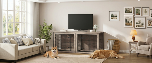 How Can You Hide a Dog Crate in Your Living Room?