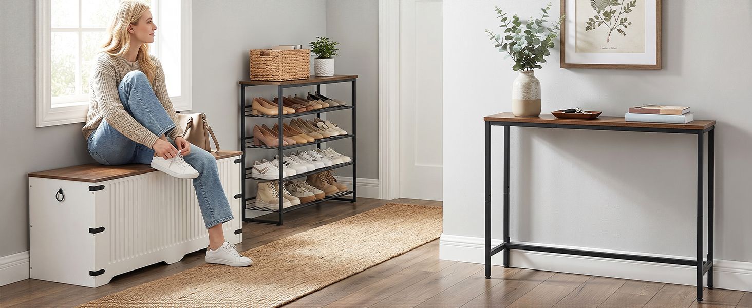Need Better Entryway Storage? 5 Best HOOBRO Console Tables & Shoe Racks