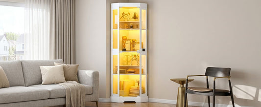 How to Choose the Right Corner Display Cabinet for Small Spaces?