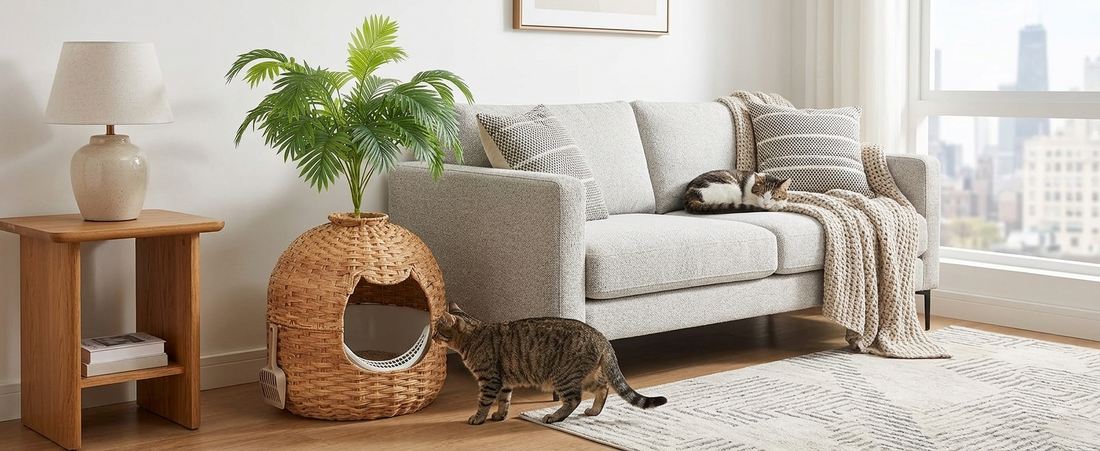 Where Should You Put a Cat Litter Box in a Small Apartment?