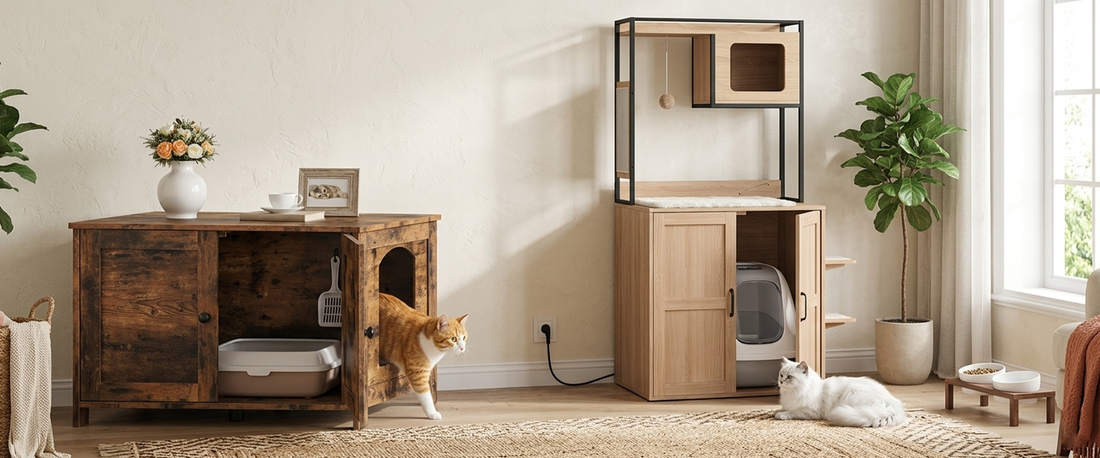 Why Let a Litter Box Ruin Your Décor When You Can Hide It in Style?