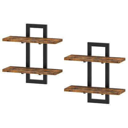 HOOBRO 15-inch Wall-Mounted Shelf /2PICS