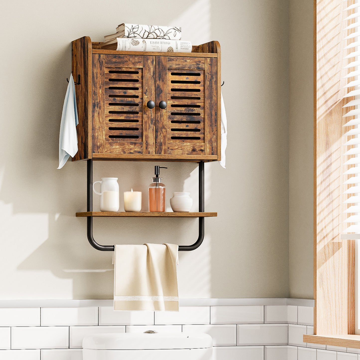 HOOBRO Double Doors Bathroom Wall Medicine Cabinet