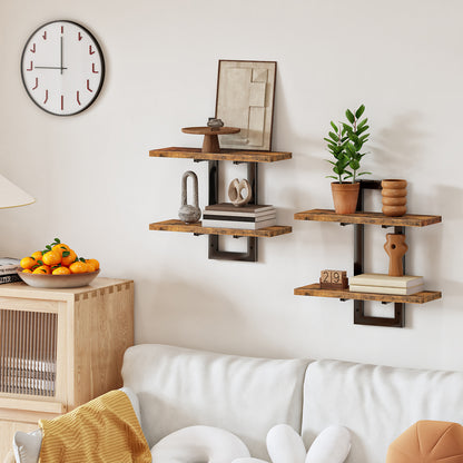 HOOBRO 15-inch Wall-Mounted Shelf /2PICS