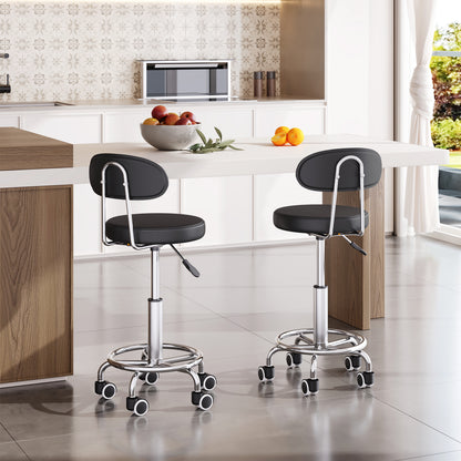 HOOBRO Height-Adjustable 360?? Swivel Chair with Charging Station