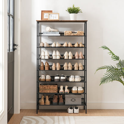 HOOBRO 29.5-inch 8-Tier Large Capacity Shoe Racks