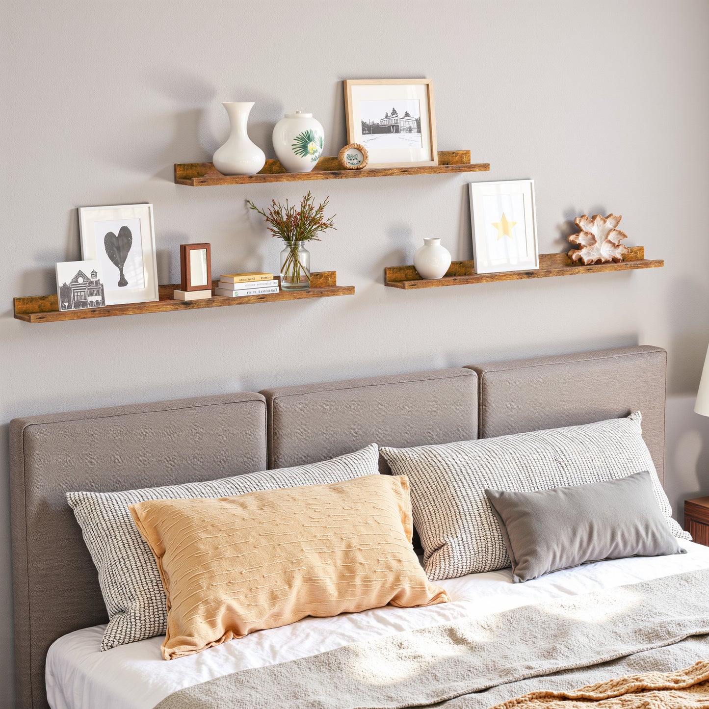 HOOBRO 35.4-inch Hanging Shelf Set /3PICS