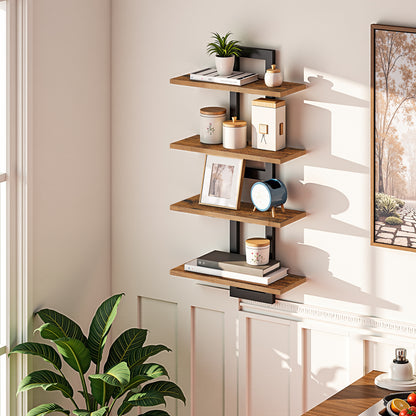 HOOBRO 15-inch Wall-Mounted Shelf /2PICS