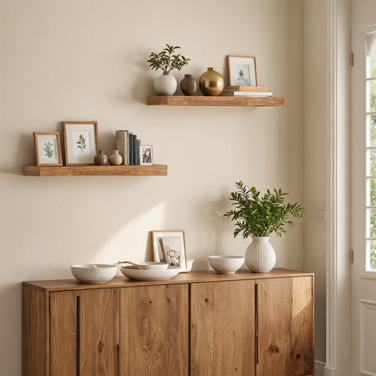 HOOBRO 23.6-inch Wall-Mounted Shelf  / 2PICS