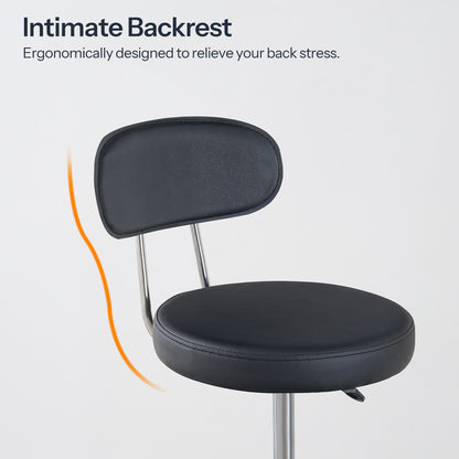 HOOBRO Height-Adjustable 360?? Swivel Chair with Charging Station