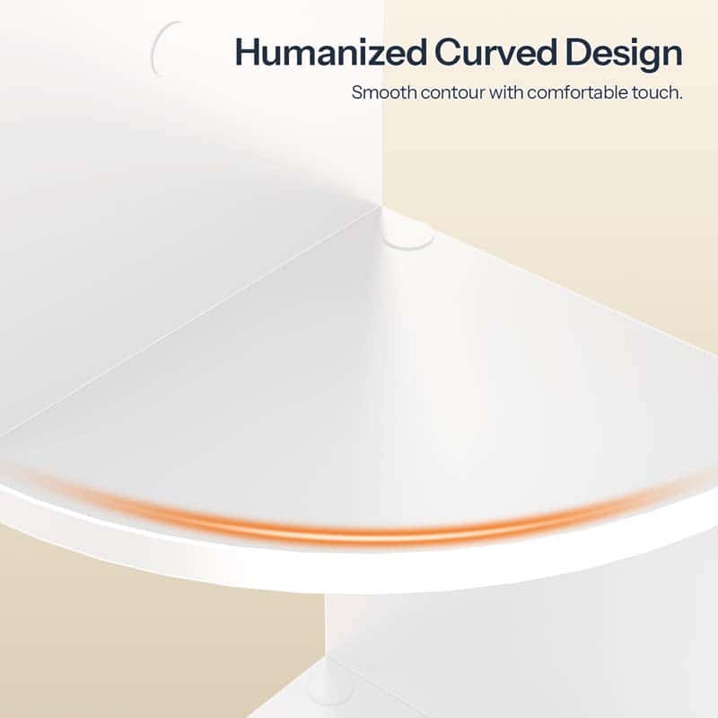 Product with a smooth curved design on a white background