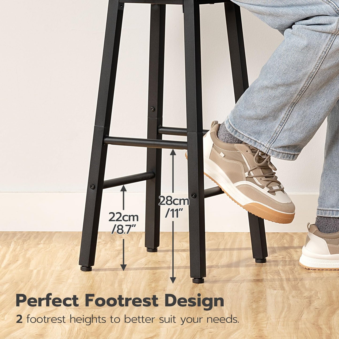 HOOBRO 24.8-inch Bar Stool for Kitchen Island / 2 PICS