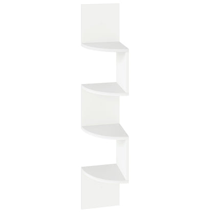 HOOBRO 4-Tier Wall-Mounted Corner Shelf /2PICS