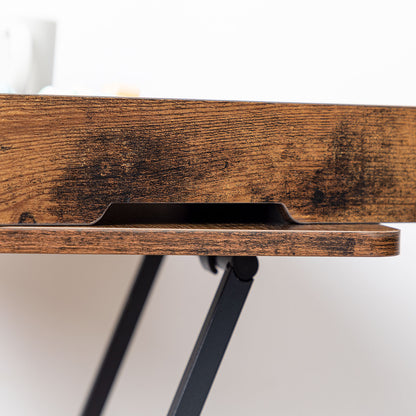 HOOBRO TV Tray Table with Removable Serving Tray