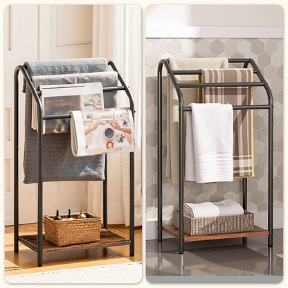 HOOBRO 4-Tier Freestanding Towel Rack