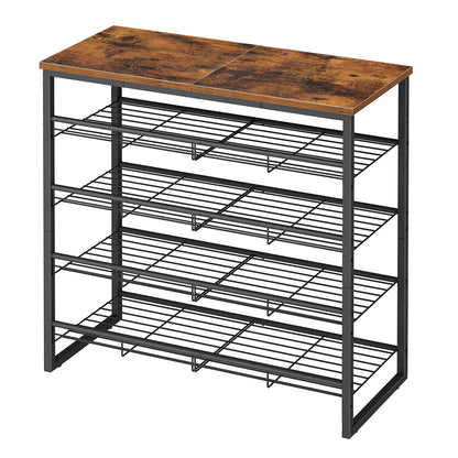 HOOBRO 5-Tier Adjustable Shoe Rack Holds 16-20 Pairs