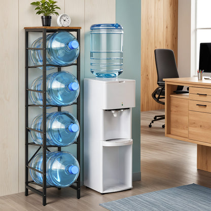 HOOBRO 4-Tier 5-Gallon Water Bottle Rack