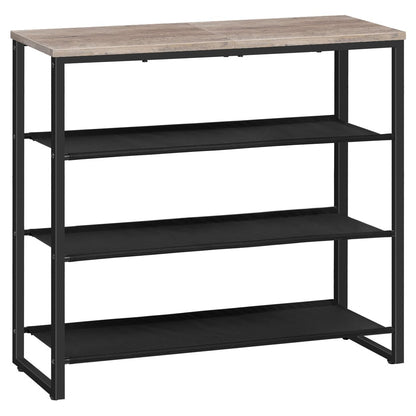 HOOBRO 4-Tier Shoe Rack with Fabric Shelves