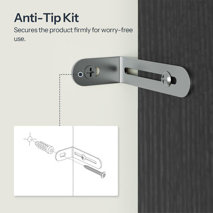 HOOBRO Black 70.9-inch 5-Tier High Arched Bookshelf with Open Shelf Style & Storage