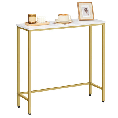 HOOBRO 29.5-inch Gold Small Entryway Table