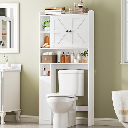 HOOBRO Farmhouse Over The Toilet Storage Cabinet