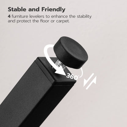 HOOBRO Retro Brown 24.8-inch Bar Stool Set / 2 PICS