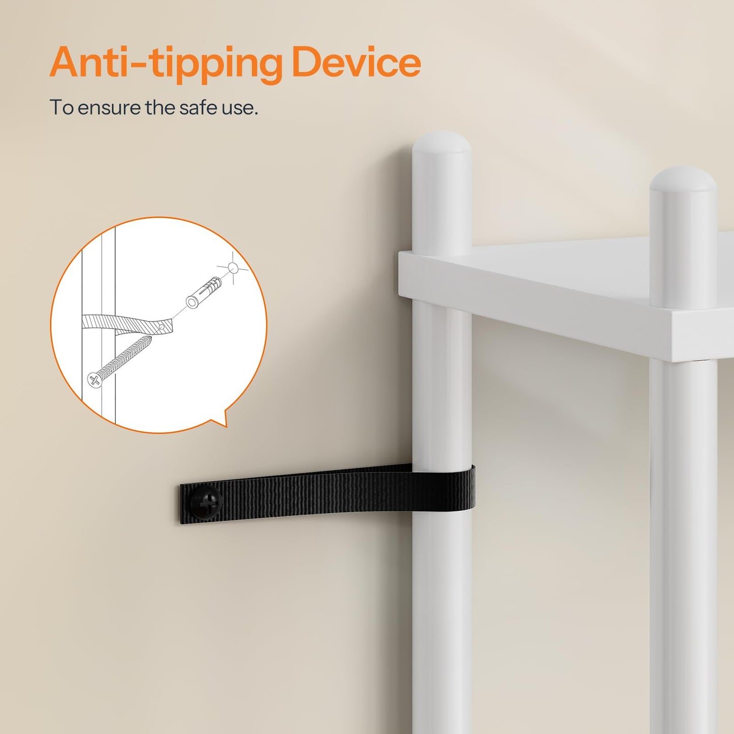 HOOBRO 3-Tier Bathroom Organizer Shelf Over The Toilet Storage