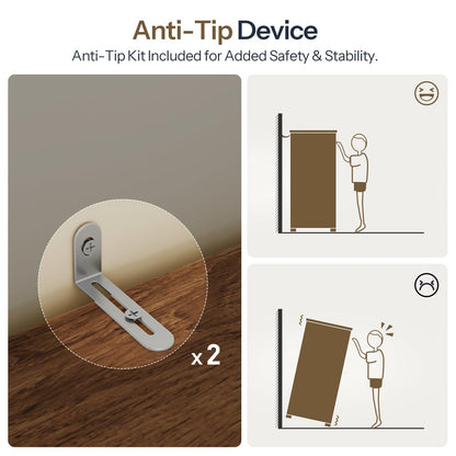 HOOBRO 74 inch Tall 6-Tier L-Shaped Modern Bookshelf with Open Storage