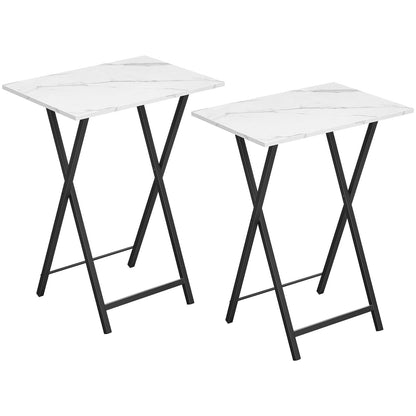 HOOBRO Sturdy, Compact, and Foldable TV Tray Table /2PICS