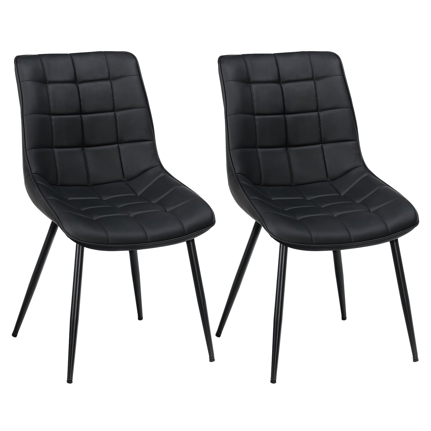 HOOBRO Modern Faux Leather Upholstered Dining Chair /2PICS
