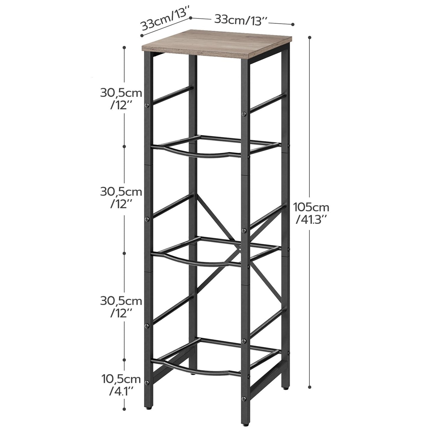 HOOBRO 3-Tier 5-Gallon Water Bottle Rack