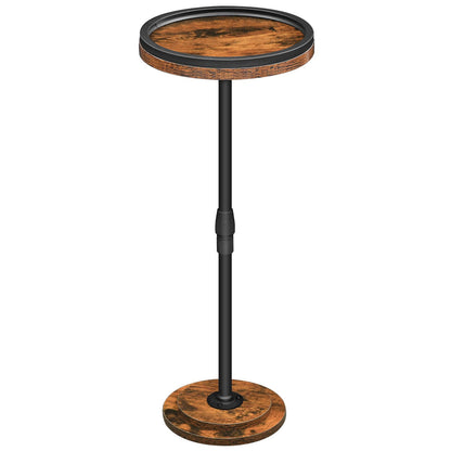 HOOBRO Height Adjustable Small Round Coffee Martini Side Table