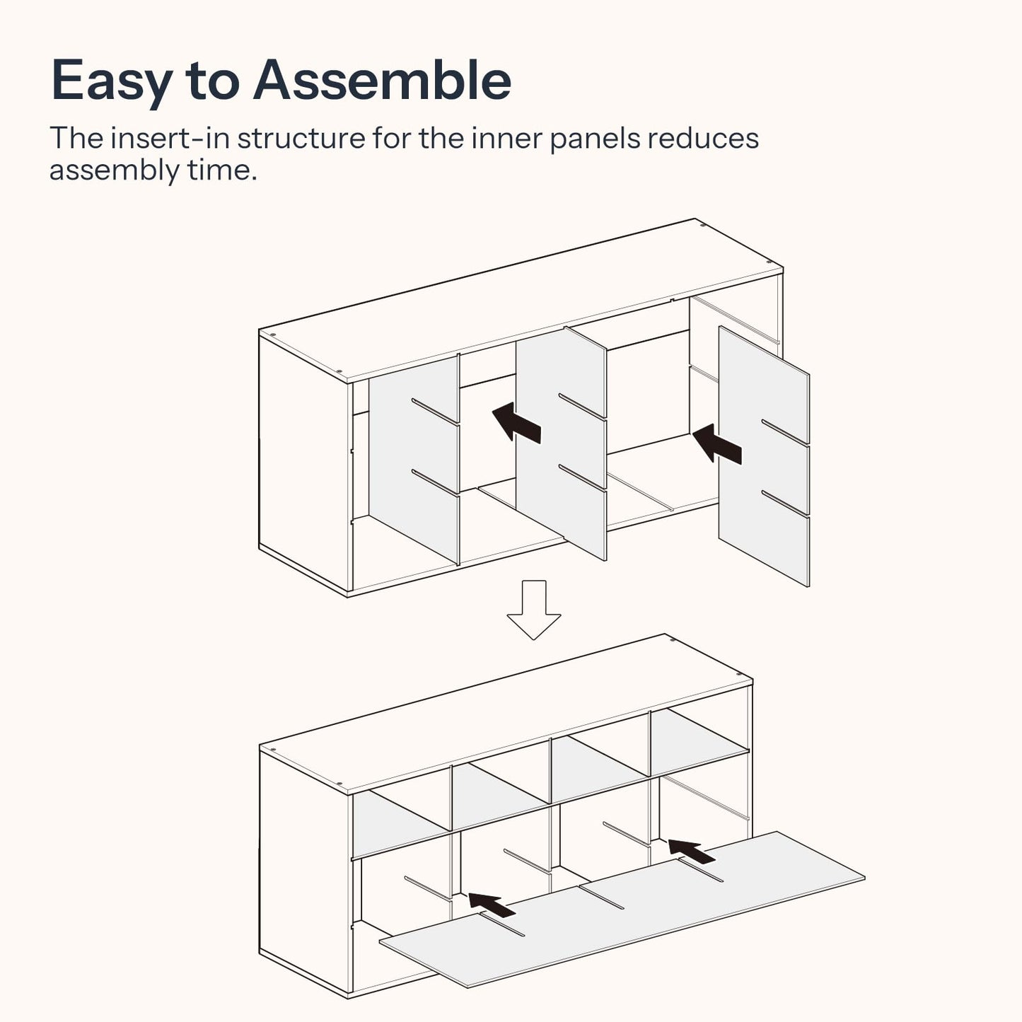 HOOBRO Grey 39.4-inch Long Padded Shoe Bench