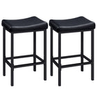 HOOBRO Saddle-Shaped Bar Stool with Footrest / 2 PICS
