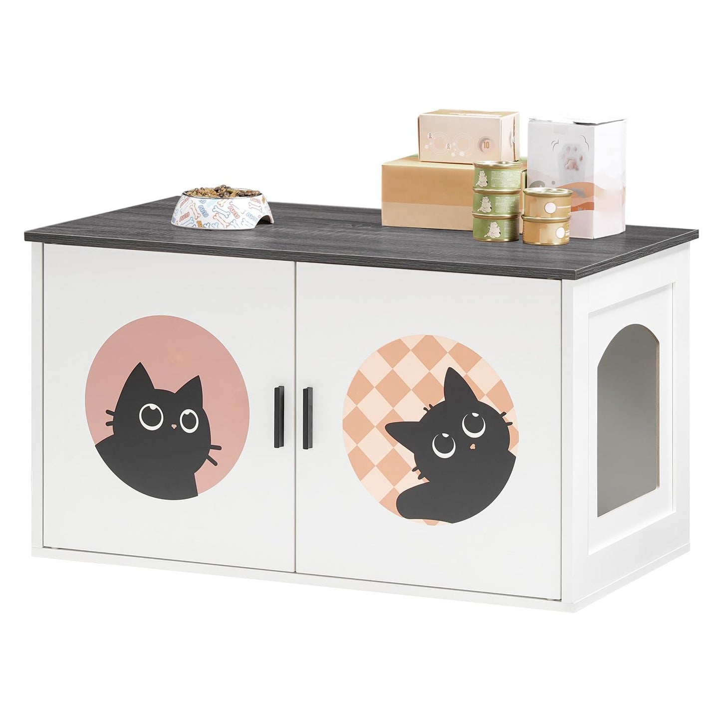HOOBRO Hidden Cat Litter Box Enclosure Furniture