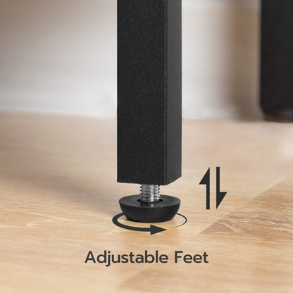 HOOBRO Retro Brown 47.2-inch Narrow Side Table with Shelves