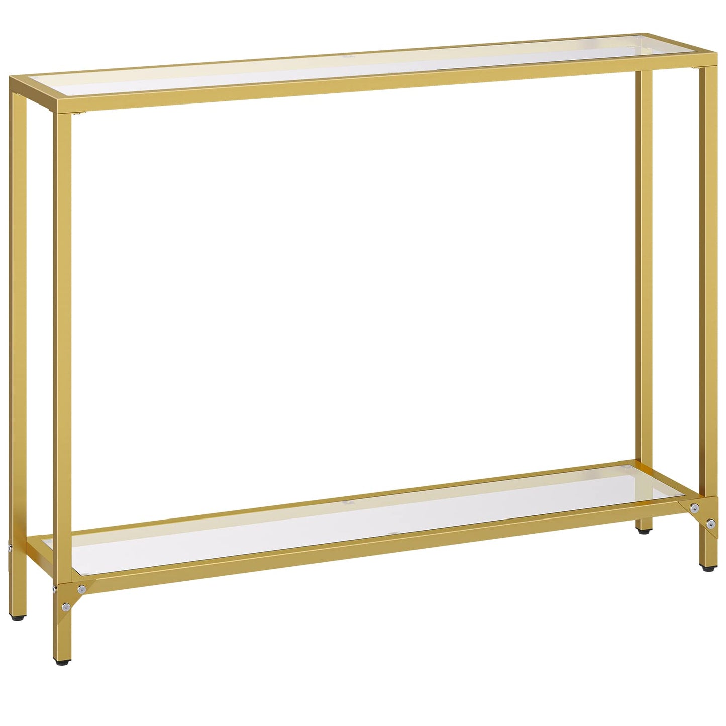 HOOBRO 39.4 inch Metal Frame Entryway Console Table