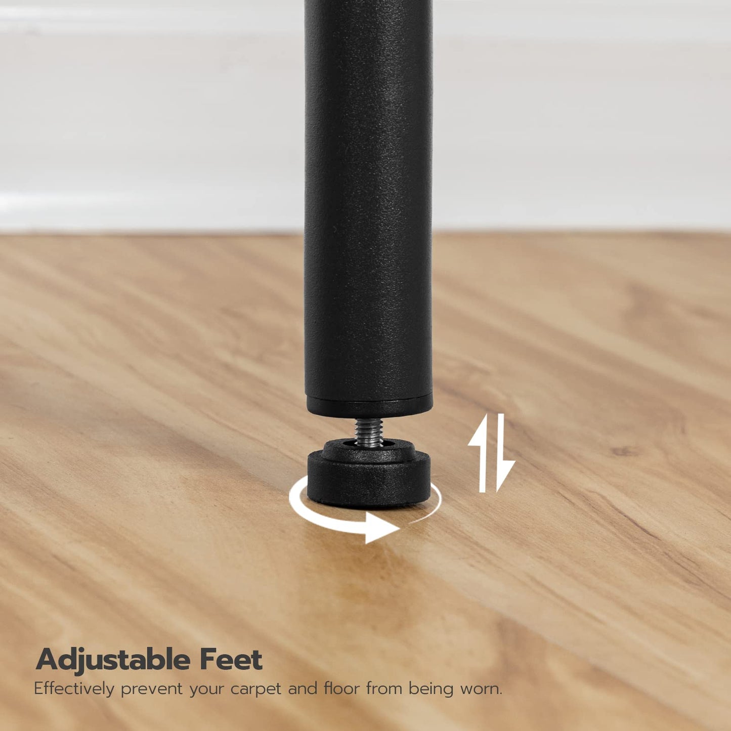 HOOBRO Black 25.6-inch PU Upholstered Bar Stool with Footrest /2PICS