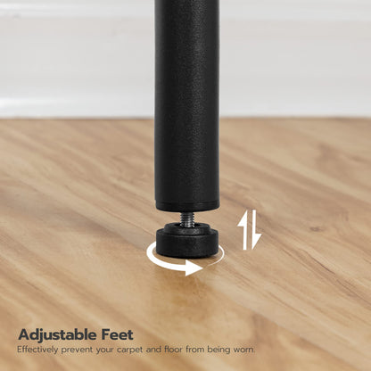 HOOBRO Black 25.6-inch PU Upholstered Bar Stool with Footrest /2PICS