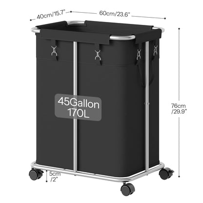 HOOBRO 170L(45 Gallons) Laundry Basket with Wheels