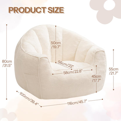 HOOBRO Oversized Bean Bag Chair for Adult