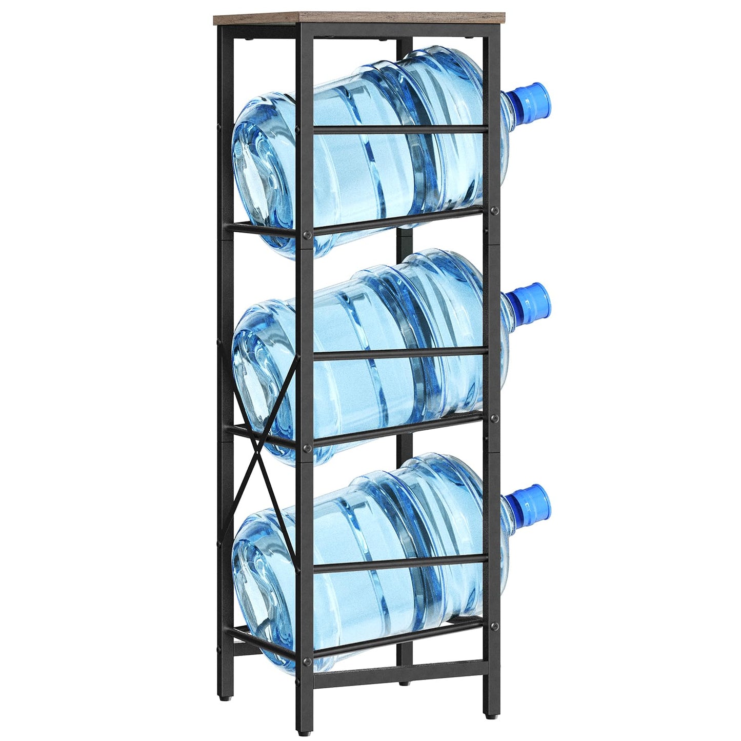 HOOBRO 3-Tier 5-Gallon Water Bottle Rack