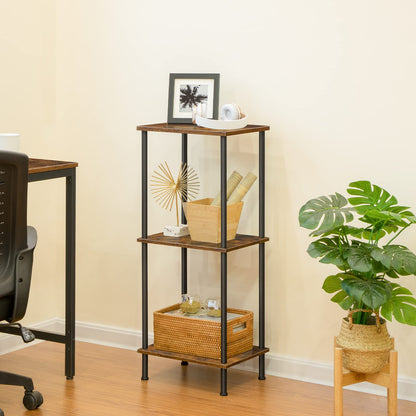 HOOBRO Small End Tables with Storage Shelves / 2PICS