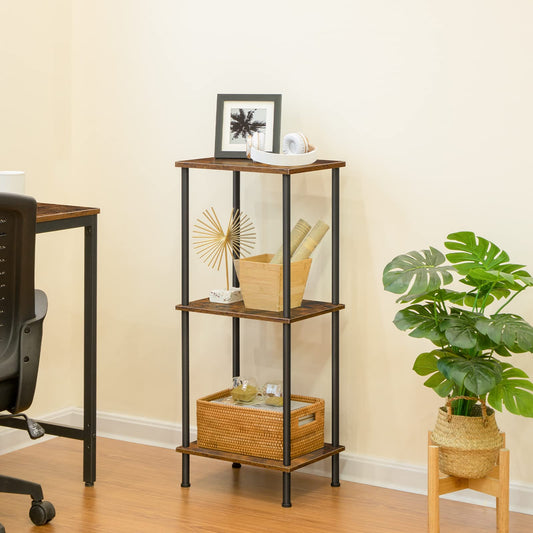 HOOBRO Small End Tables with Storage Shelves / 2PICS