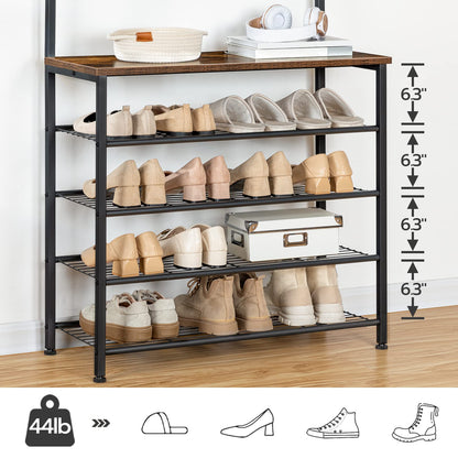 HOOBRO Hall Tree & Coat Rack & Shoe Storage Organizer with Bench